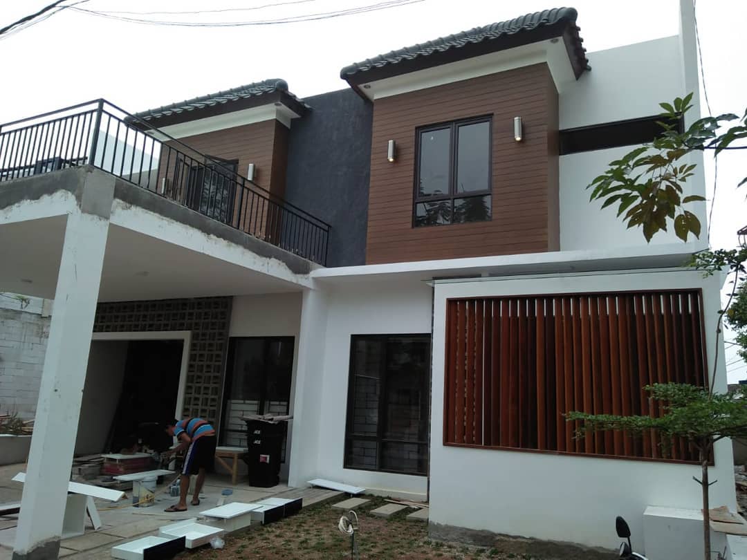 fasad samping rumah