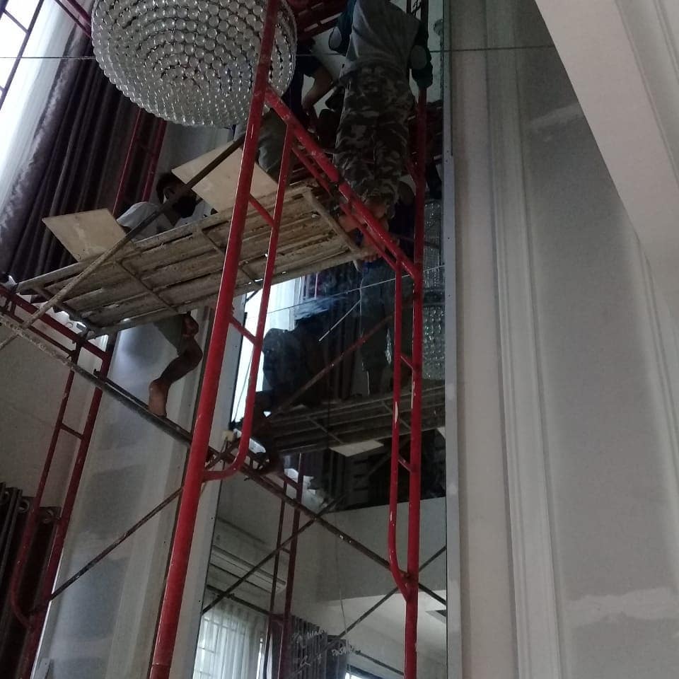 proses pengerjaan interior rumah